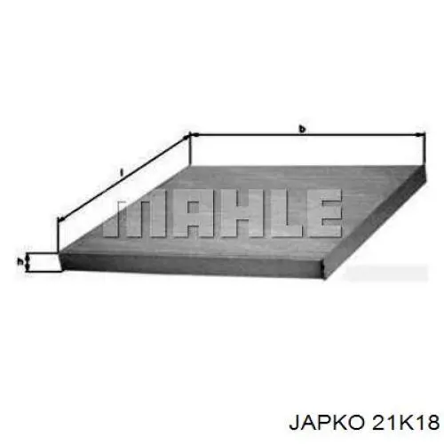 Купить 21K18 Japko Фильтр салона угольный