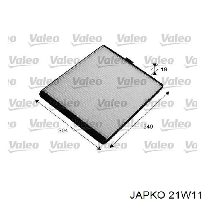 Фильтр воздушный отопителя Japko 21W11 цена, от 4.79 USD