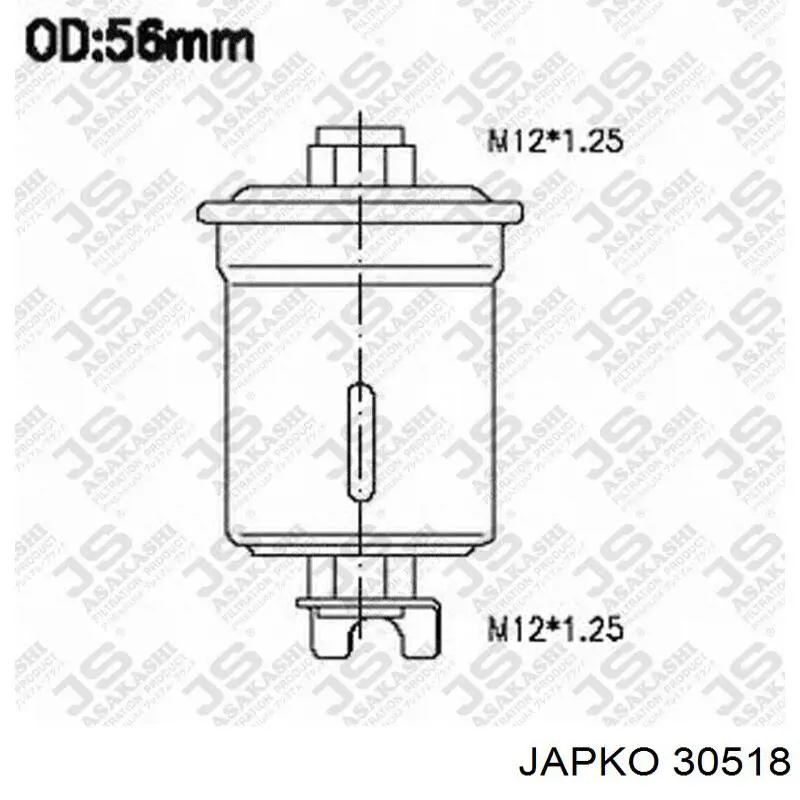 Фильтр топливный Japko 30518