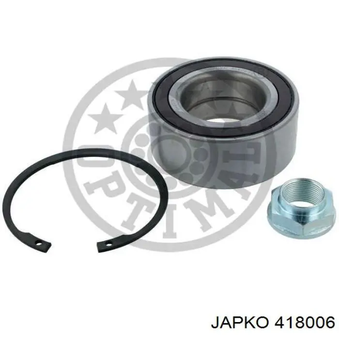 Cojinete de rueda delantero 418006 Japko