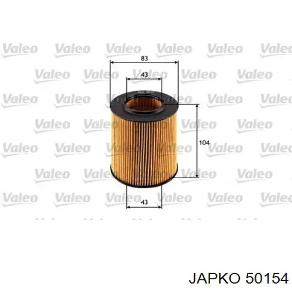 Колодки гальмівні передні, дискові 50154 Japko