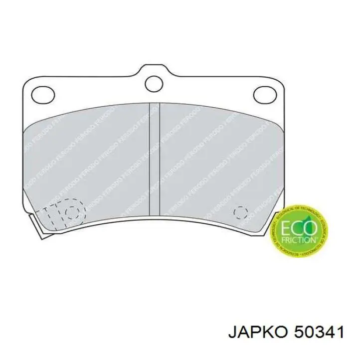 Колодки Japko 50341 цена, от 15.20 USD