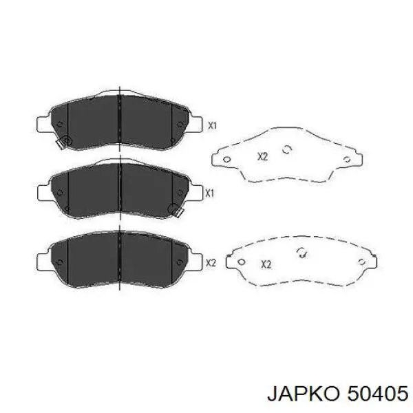 Колодки Japko 50405 цена, от 17.20 USD
