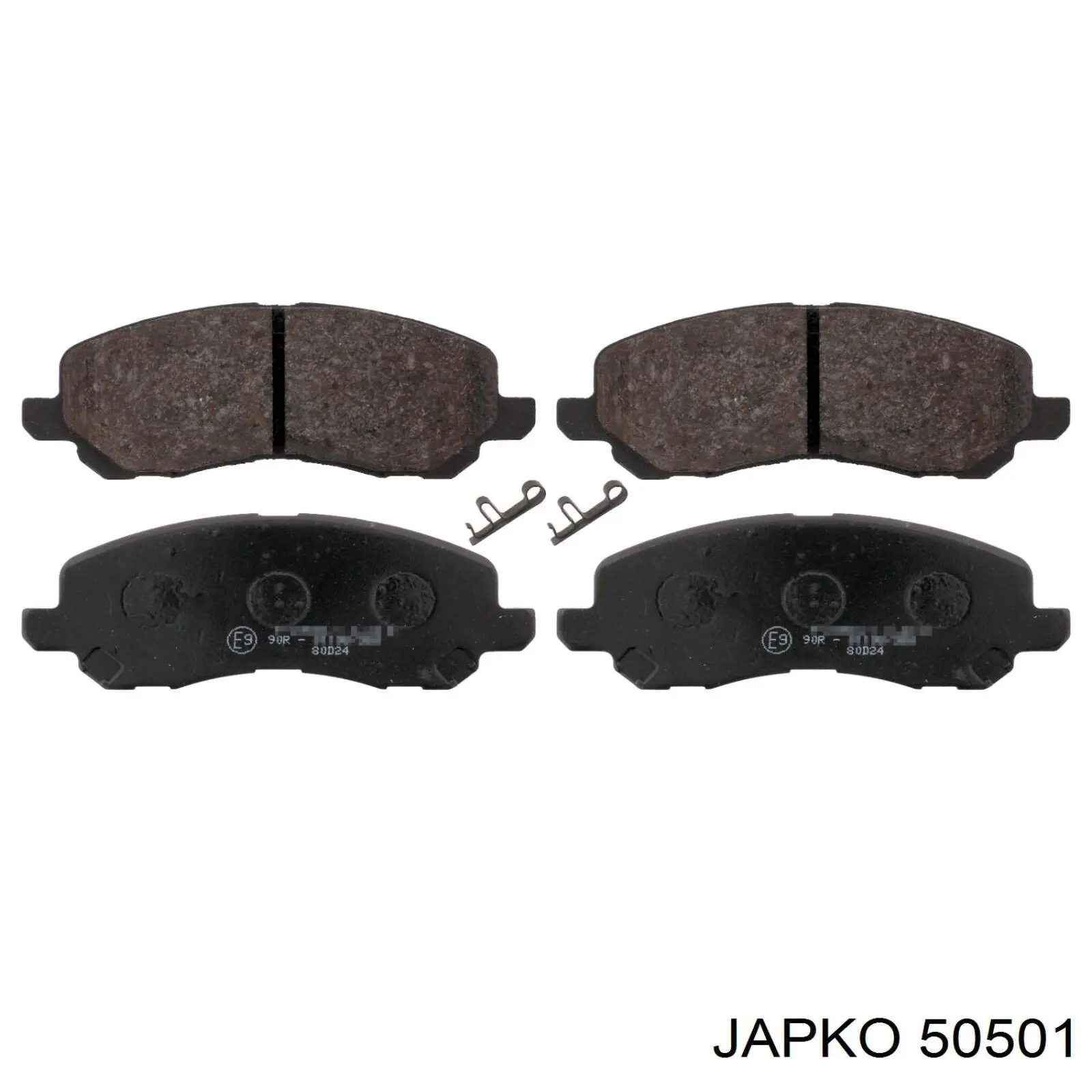 Колодки гальмівні передні, дискові 50501 Japko