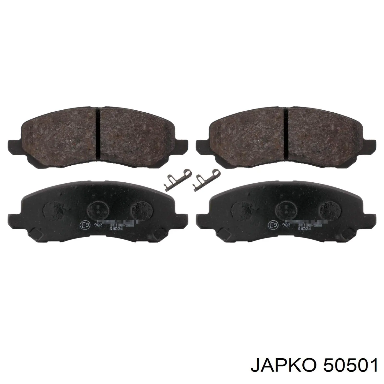 Pastillas de freno delanteras 50501 Japko