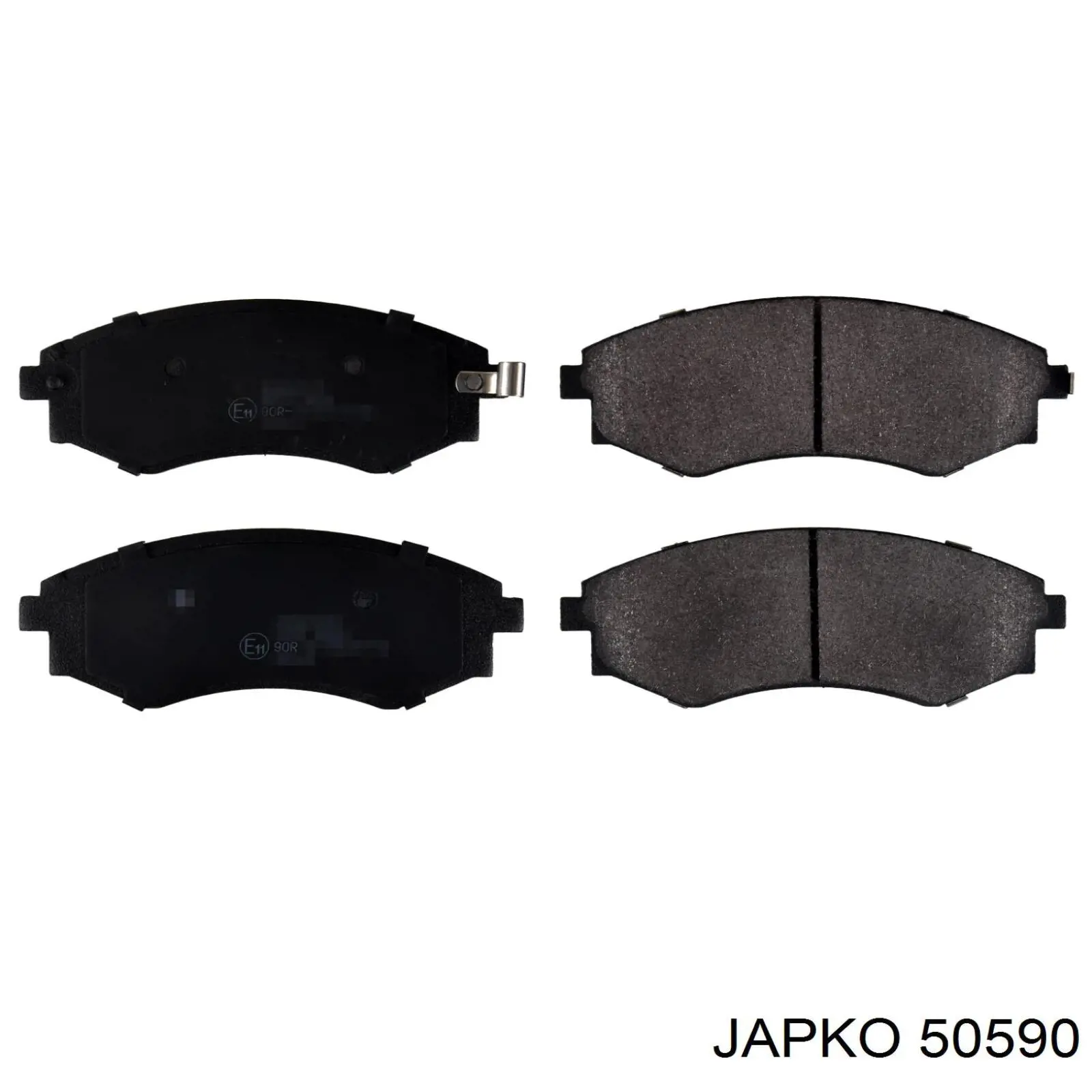 50590 Japko колодки тормозные передние дисковые