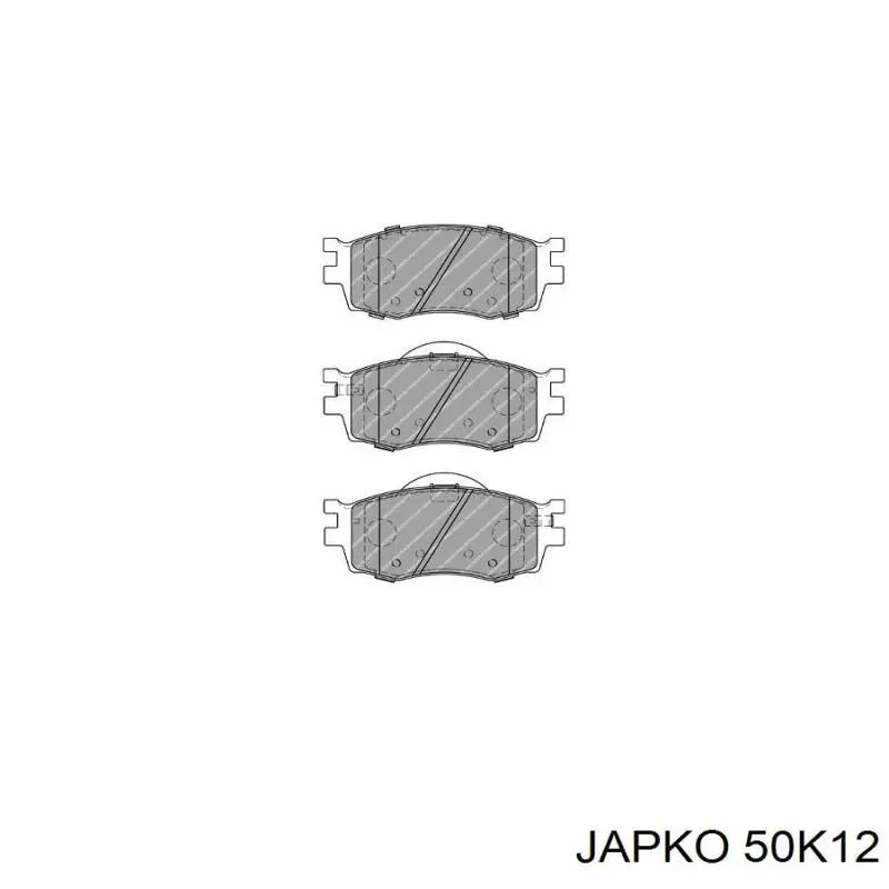 Купить 50K12 Japko Колодки тормозные