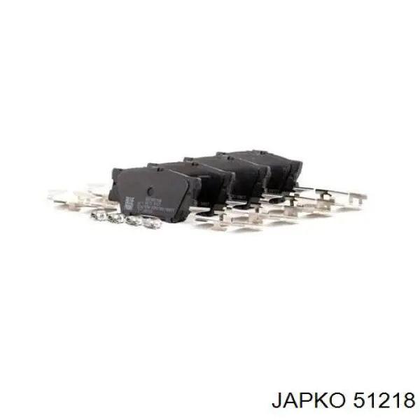 Задние дисковые колодки Japko 51218