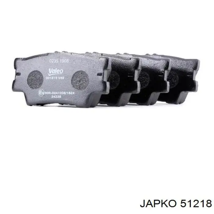 Колодки дисковые  Japko 51218 цена, от 14.06 USD