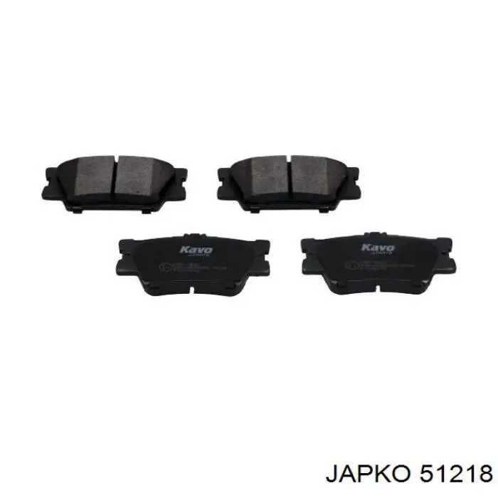 Купить 51218 Japko Колодки тормозные задние, дисковые