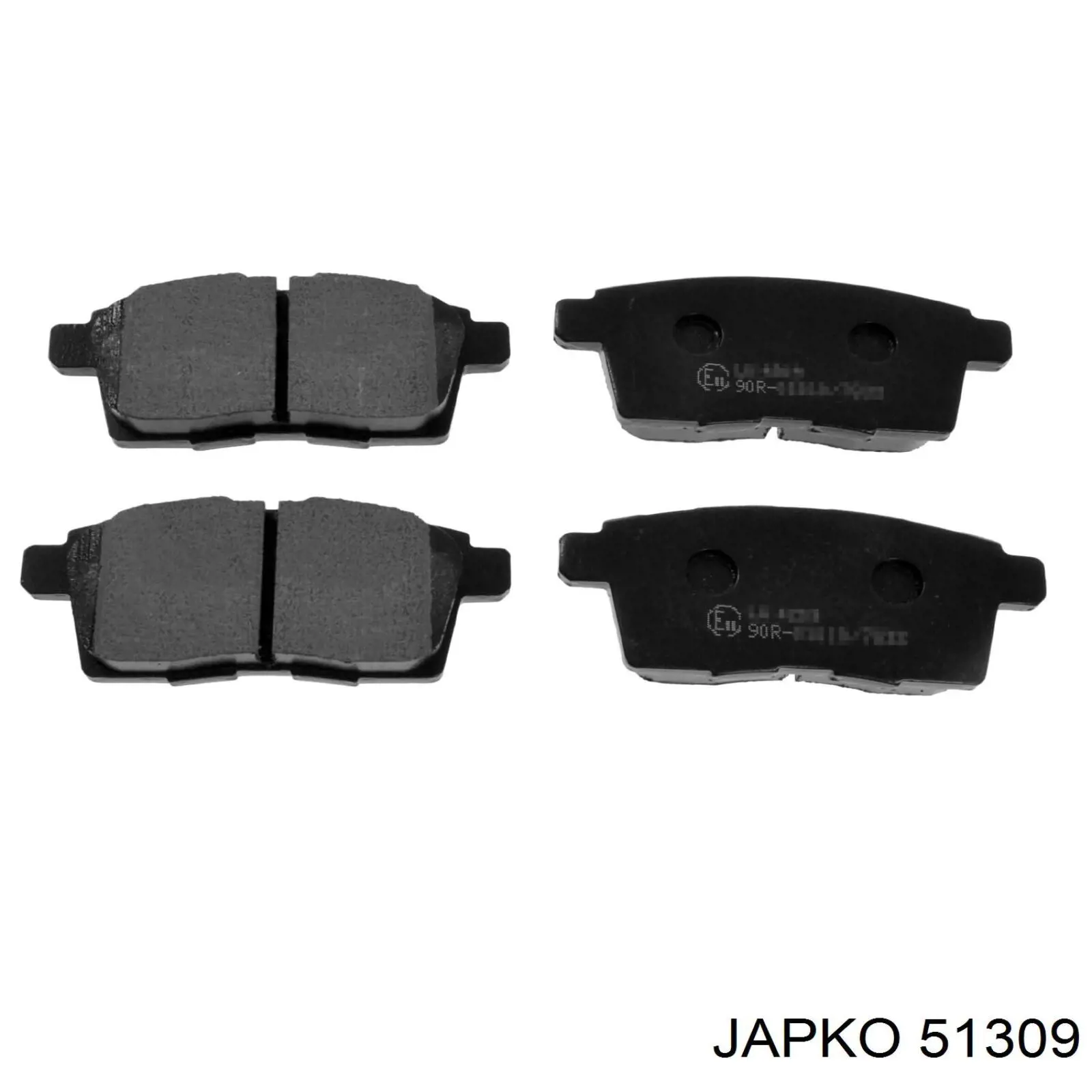 Колодки дисковые  Japko 51309 цена, от 17.41 USD