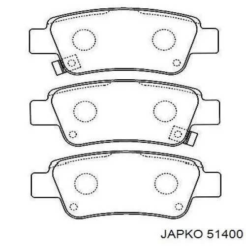 Колодки дисковые  Japko 51400 цена, от 18.93 USD