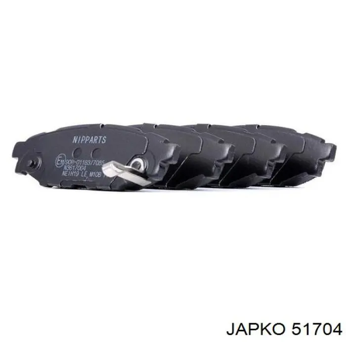 Купить 51704 Japko Колодки тормозные задние, дисковые