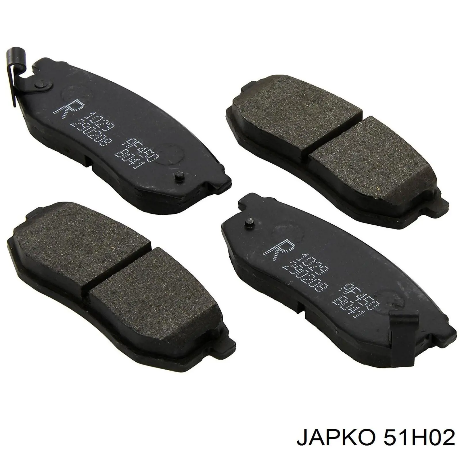 Колодки дисковые  Japko 51H02 цена, от 18.87 USD
