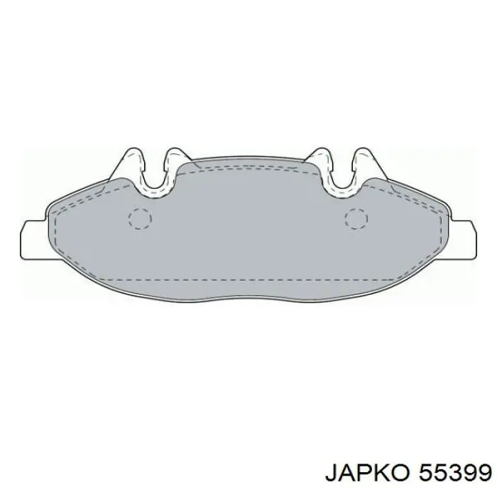 Барабанные колодки Japko 55399