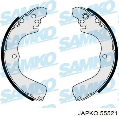 Тормоза рабочие задние ножные и тормозные барабаны Japko 55521 цена, от 21.78 USD