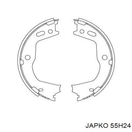 Колодки ручника 55H24 Japko