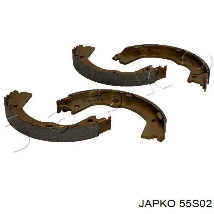 Колодки стояночного тормоза Japko 55S02