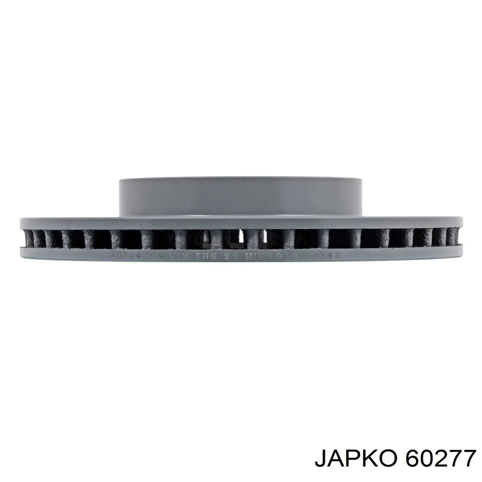 60277 Japko Диск тормозной передний