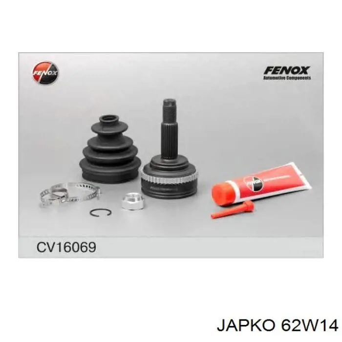 ШРУС зовнішній передній 62W14 Japko