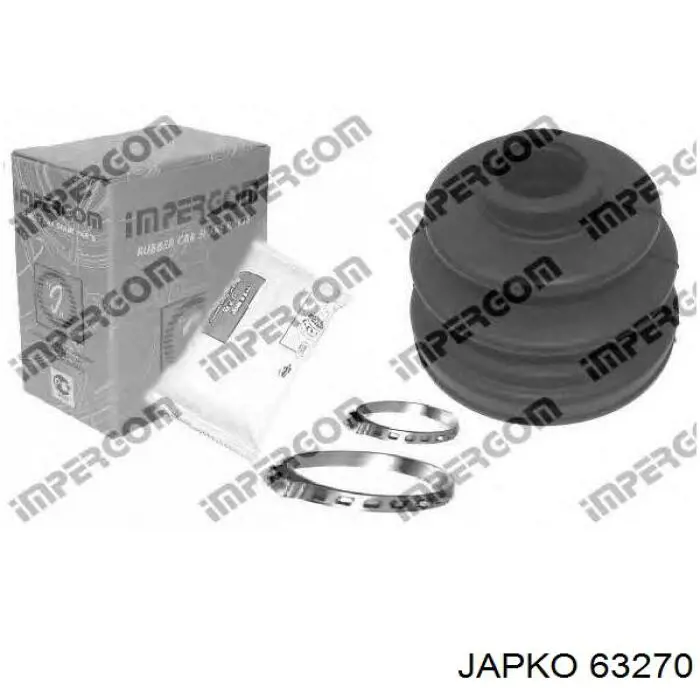 63270 Japko Пыльник шарнира угловых скоростей внутренний задний
