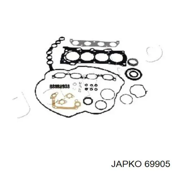 Купить 69905 Japko Шланг тормозной передний, правый