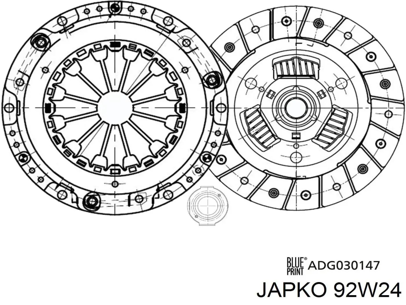 Сцепление 92W24 Japko