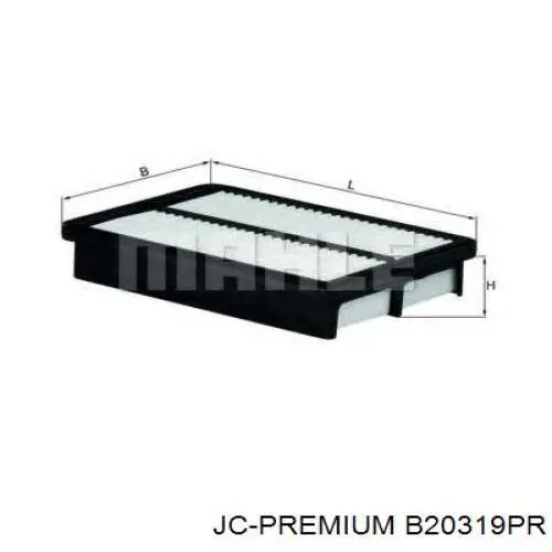 Воздушный фильтр B20319PR JC Premium