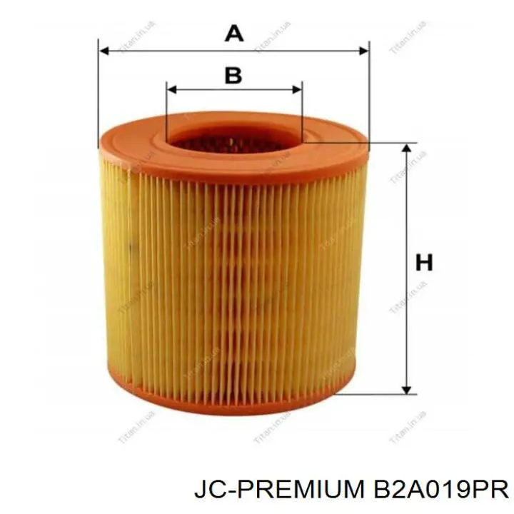 Купить B2A019PR JC Premium Автомобильный фильтр воздуха