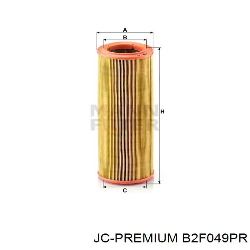 Купить B2F049PR JC Premium Автомобильный фильтр воздуха