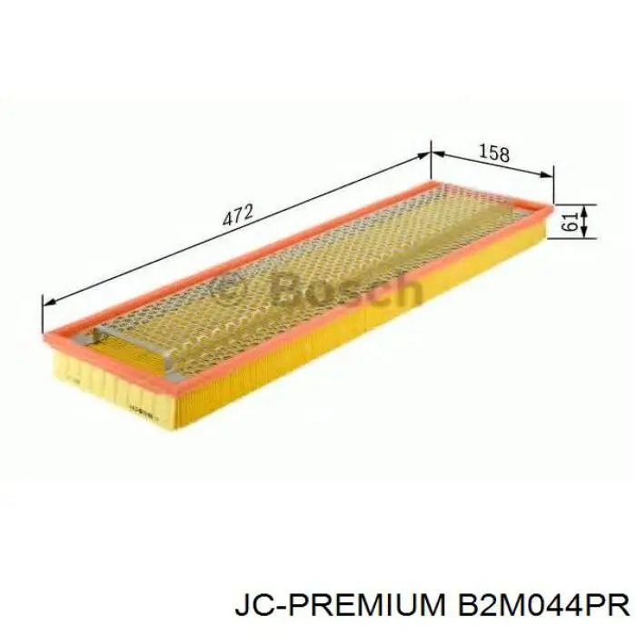 B2M044PR JC Premium Воздушный фильтр двигателя