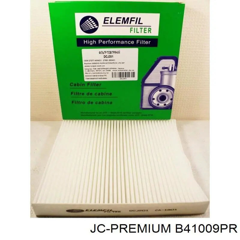 Фильтр воздушный отопителя JC Premium B41009PR цена, от 5.19 USD