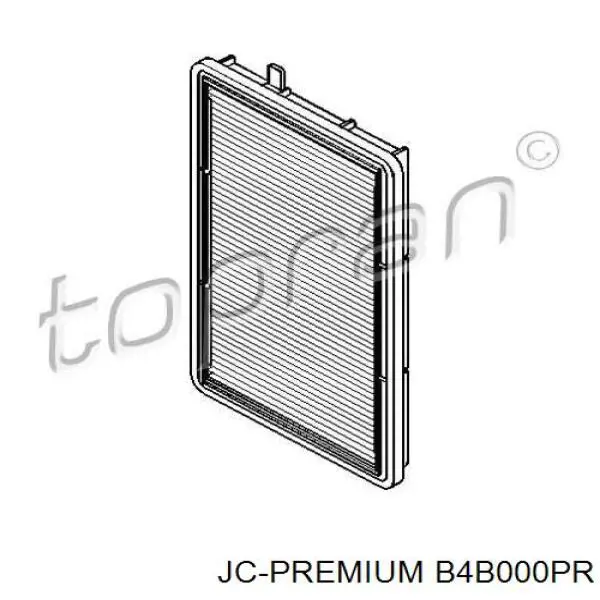 Фильтр салона B4B000PR JC Premium