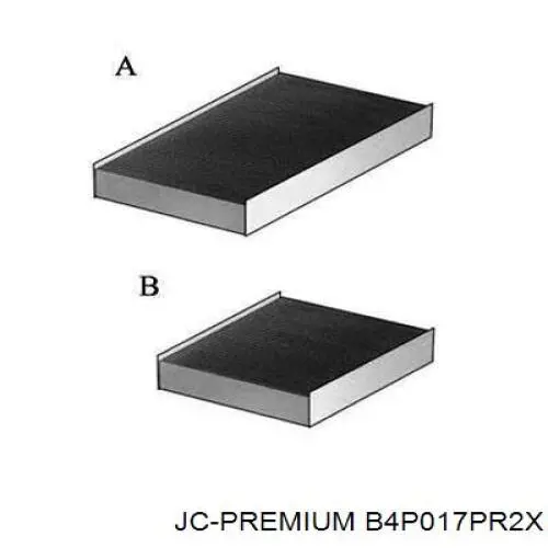 Купить B4P017PR2X JC Premium Фильтр салона угольный