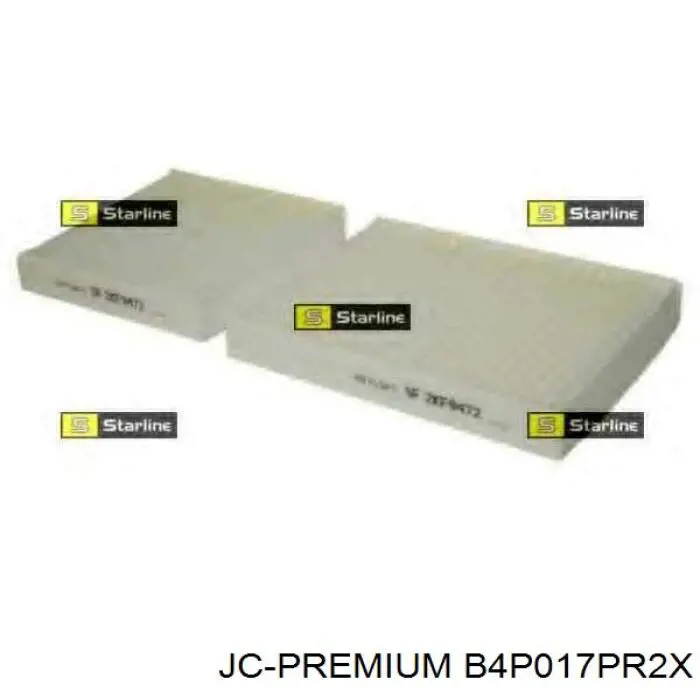 Фильтр воздушный отопителя JC Premium B4P017PR2X цена, от 3.96 USD