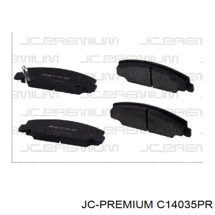 C14035PR JC Premium передние тормозные колодки