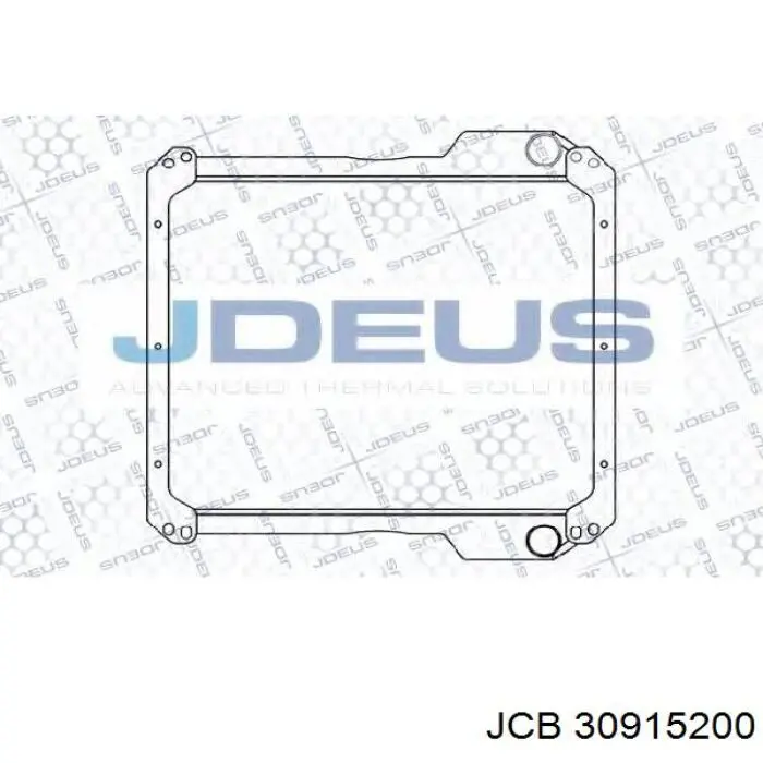 Радиатор охлаждения двигателя JCB 30915200 цена, от 465.02 USD