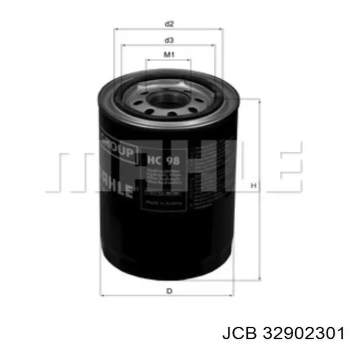 Фильтр гидравлической системы 32902301 JCB