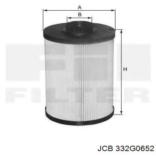 Топливный фильтр 332G0652 JCB