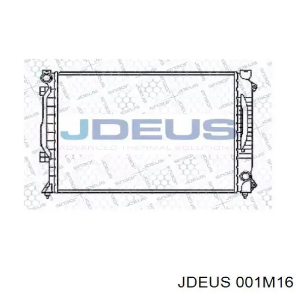 Радиатор 001M16 Jdeus