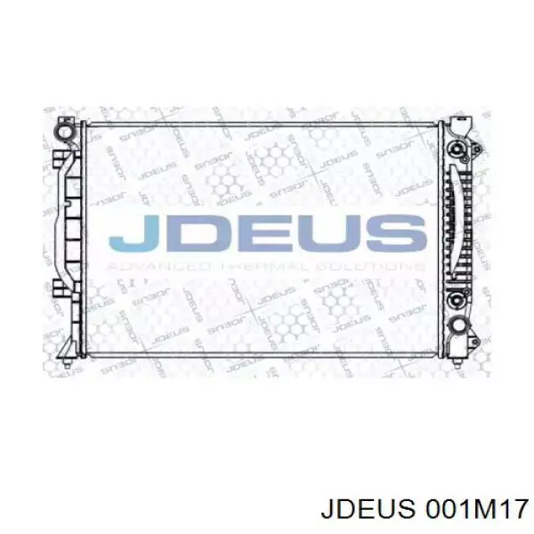 Радиатор 001M17 Jdeus