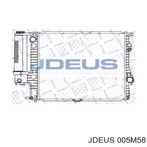 Радиатор 005M58 Jdeus