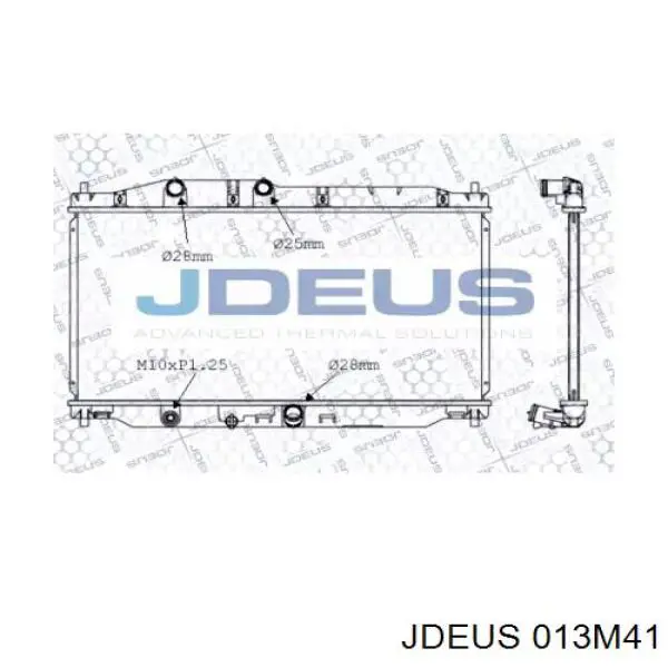 Радиатор 013M41 Jdeus