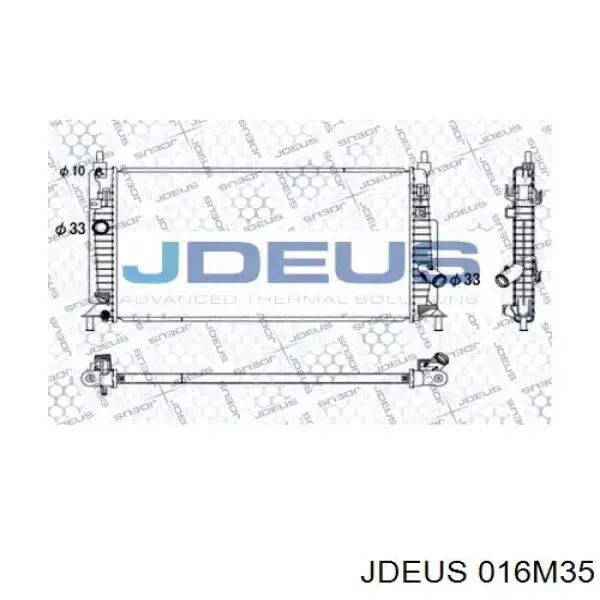 Радиатор 016M35 Jdeus