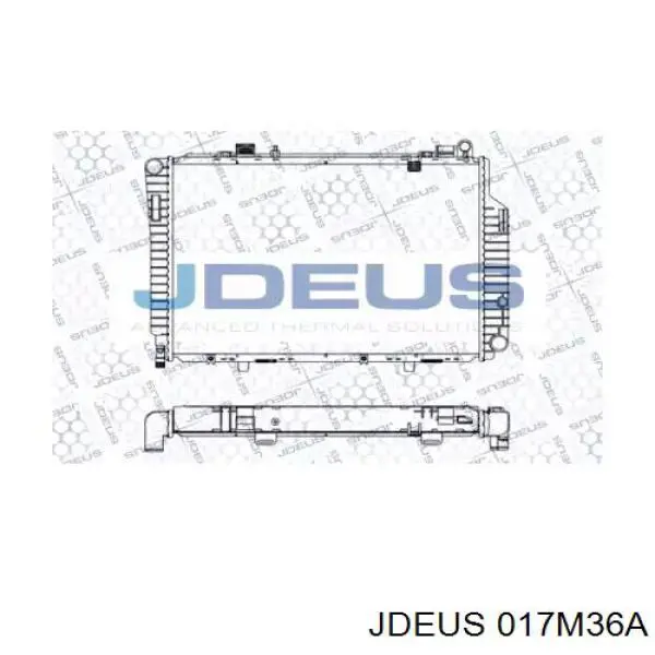 Радиатор 017M36A Jdeus