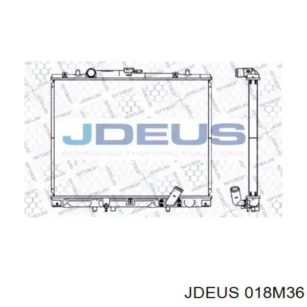 Радиатор 018M36 Jdeus