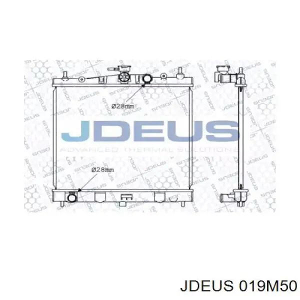 Радиатор 019M50 Jdeus