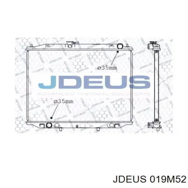 Радиатор 019M52 Jdeus