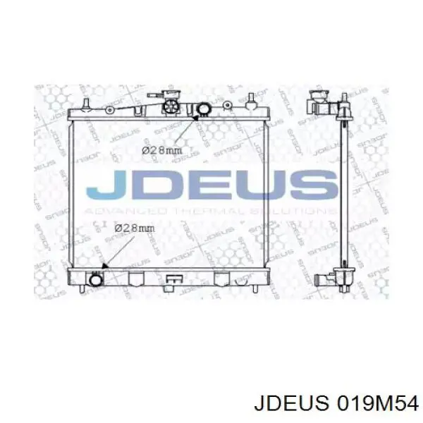 Радиатор 019M54 Jdeus