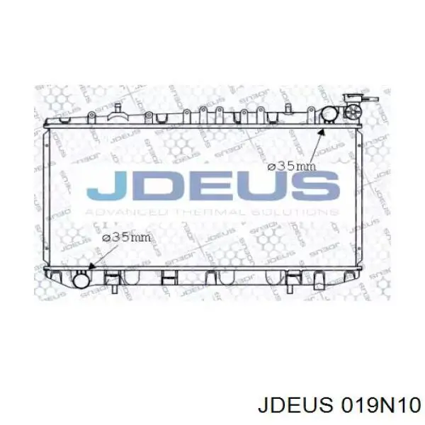 019N10 Jdeus radiador de esfriamento de motor